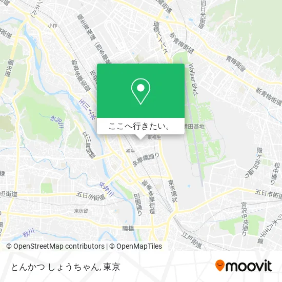 とんかつ しょうちゃん地図