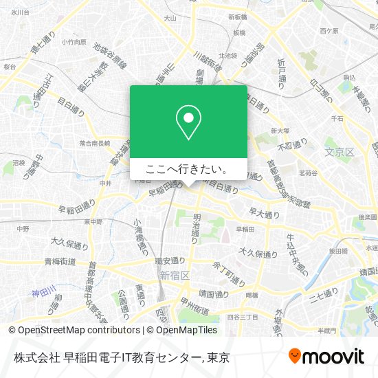 株式会社 早稲田電子IT教育センター地図