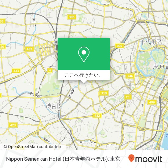 Nippon Seinenkan Hotel (日本青年館ホテル)地図