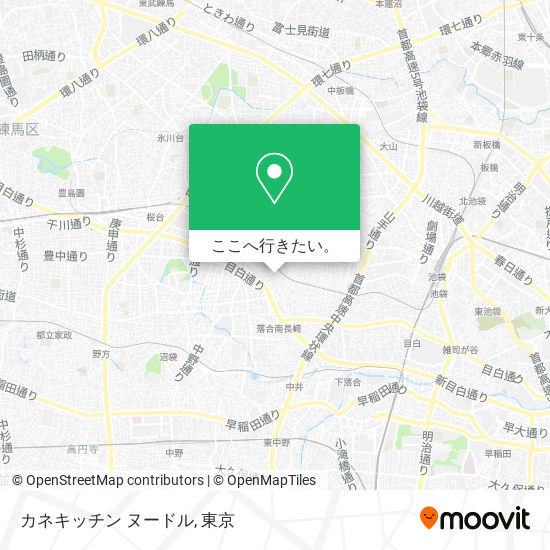 カネキッチン ヌードル地図