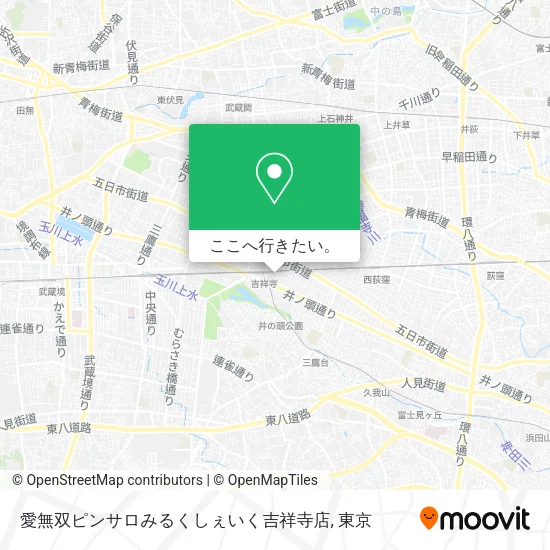 愛無双ピンサロみるくしぇいく吉祥寺店地図