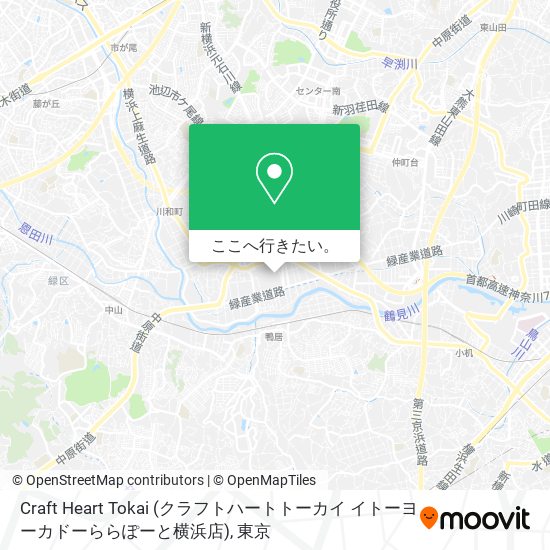 Craft Heart Tokai (クラフトハートトーカイ イトーヨーカドーららぽーと横浜店)地図