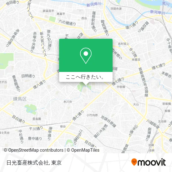 日光畜産株式会社地図