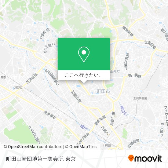 町田山崎団地第一集会所地図