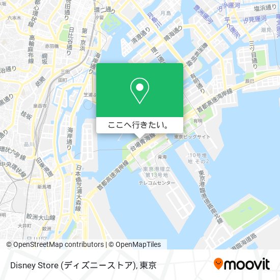 Disney Store (ディズニーストア)地図