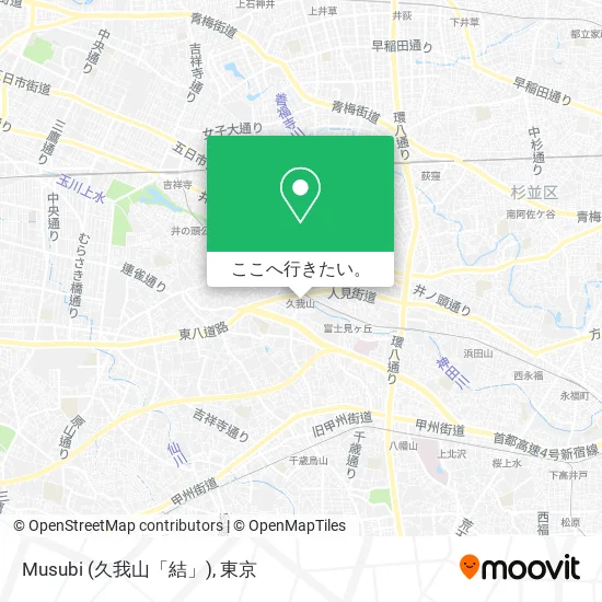 Musubi (久我山「結」)地図