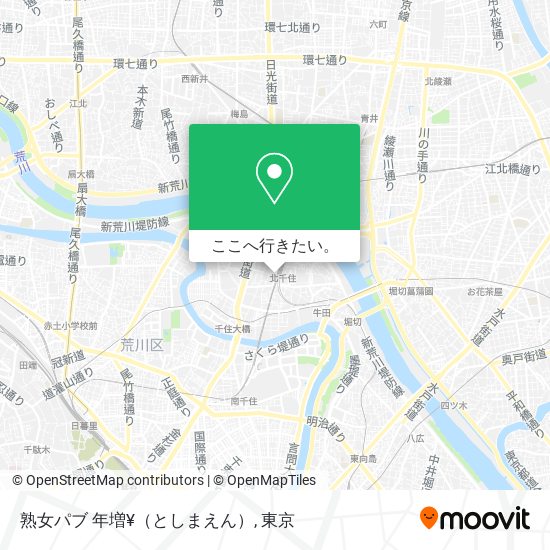 熟女パブ 年増¥（としまえん）地図
