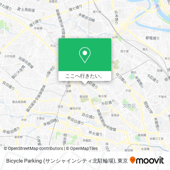 Bicycle Parking (サンシャインシティ北駐輪場)地図