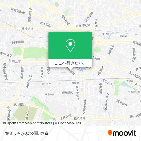 第3しろがね公園地図