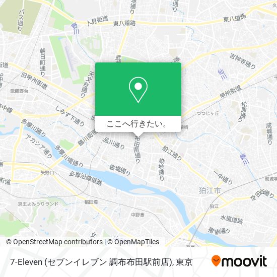7-Eleven (セブンイレブン 調布布田駅前店)地図