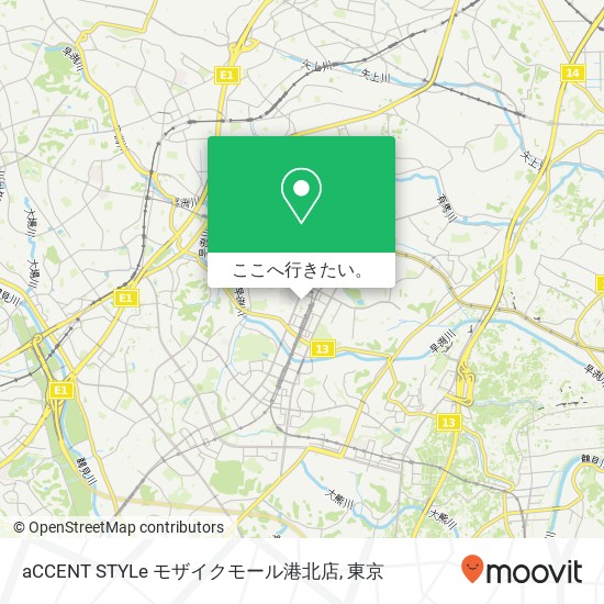 aCCENT STYLe モザイクモール港北店地図