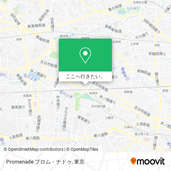 Promenade プロム・ナドゥ地図