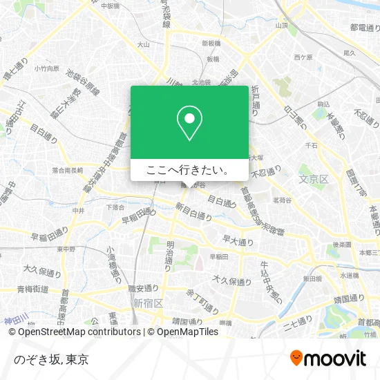 のぞき坂地図