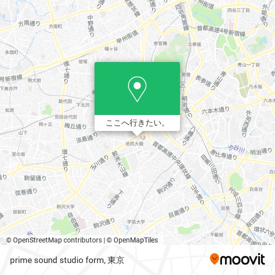 prime sound studio form地図