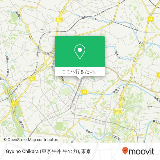Gyu no Chikara (東京牛丼 牛の力)地図