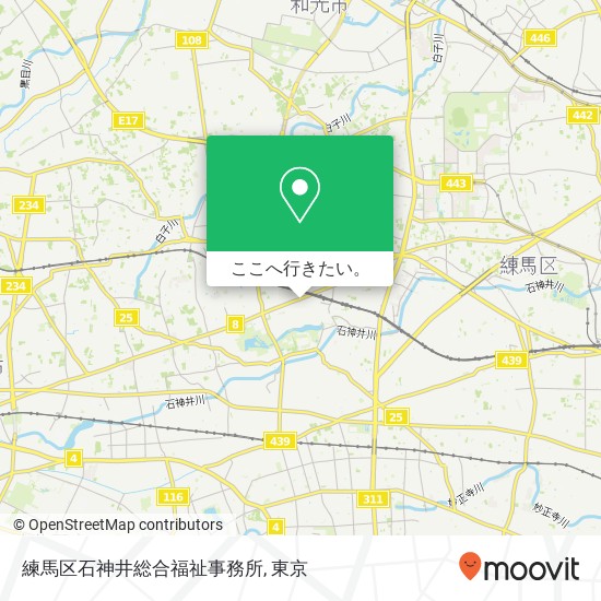 練馬区石神井総合福祉事務所地図