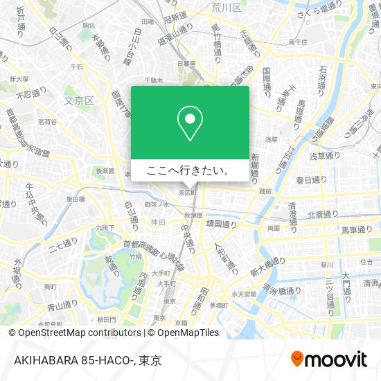 AKIHABARA 85-HACO-地図