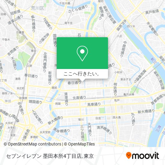 セブンイレブン 墨田本所4丁目店地図