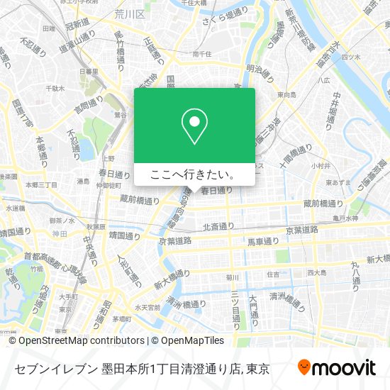 セブンイレブン 墨田本所1丁目清澄通り店地図