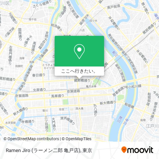Ramen Jiro (ラーメン二郎 亀戸店)地図