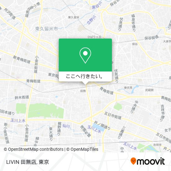 LIVIN 田無店地図