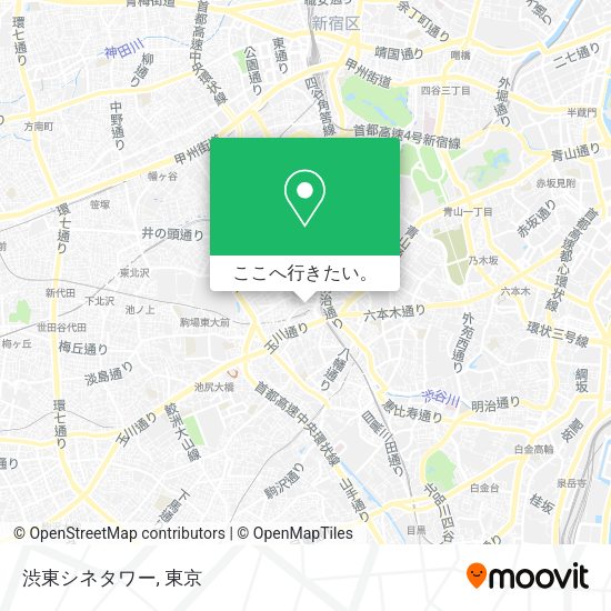 渋東シネタワー地図