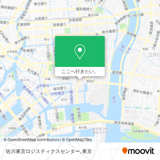 佐川東京ロジスティクスセンター地図