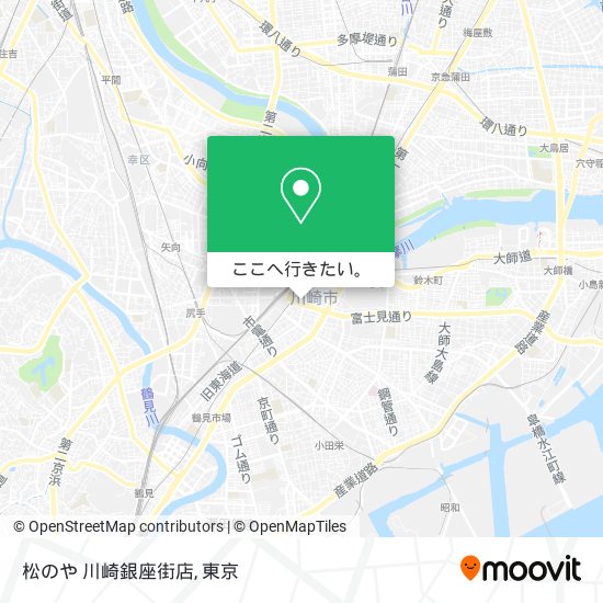 松のや 川崎銀座街店地図
