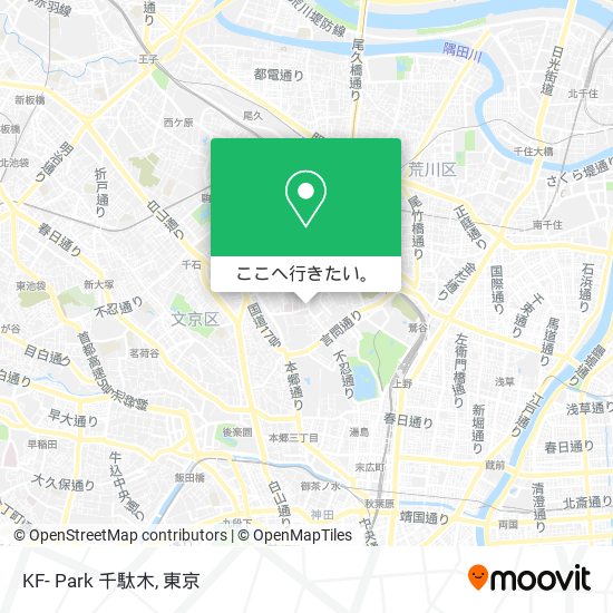KF- Park 千駄木地図