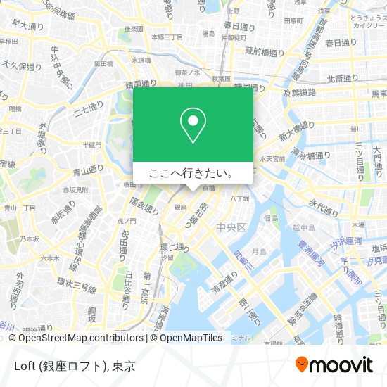 Loft (銀座ロフト)地図