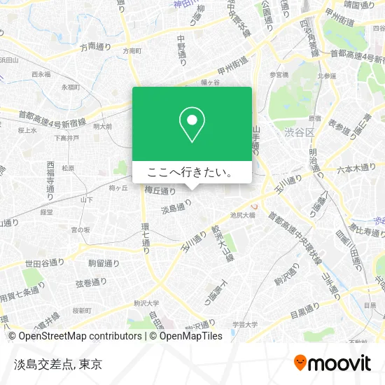 淡島交差点地図