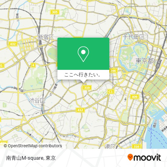 南青山M-square地図