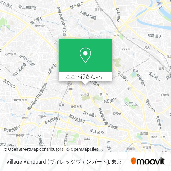 Village Vanguard (ヴィレッジヴァンガード)地図