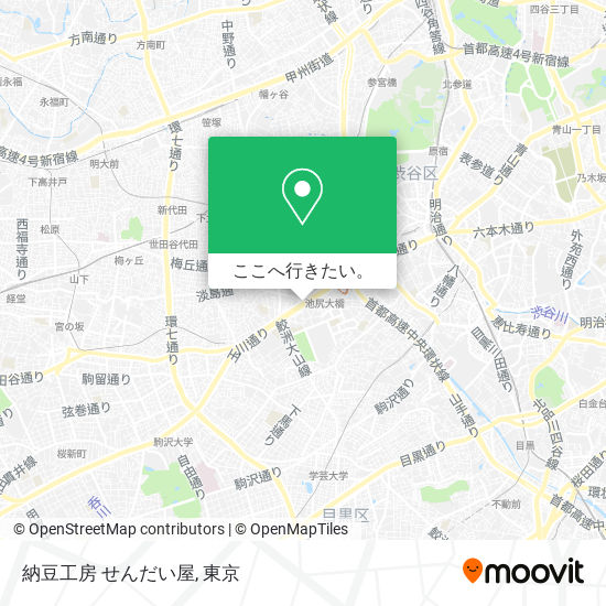 納豆工房 せんだい屋地図