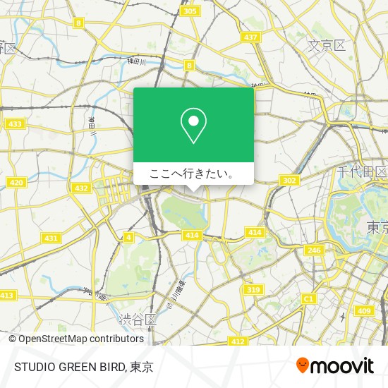 STUDIO GREEN BIRD地図