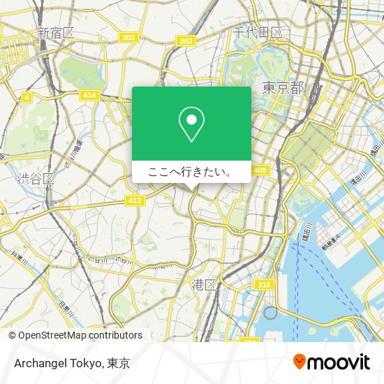 Archangel Tokyo地図