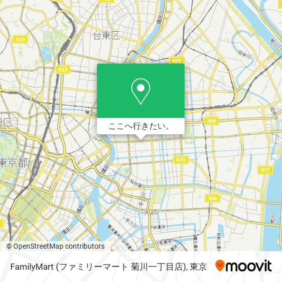 FamilyMart (ファミリーマート 菊川一丁目店)地図