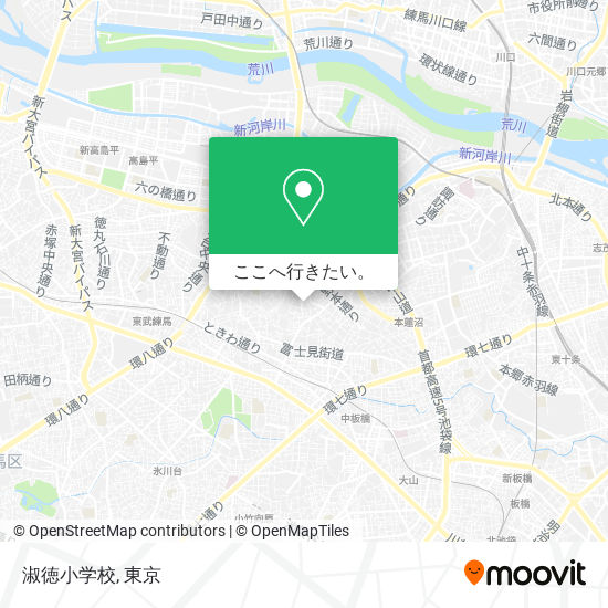 淑徳小学校地図