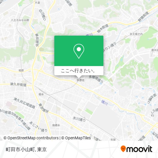 町田市小山町地図