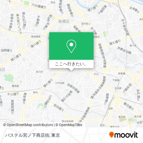 パステル宮ノ下商店街地図