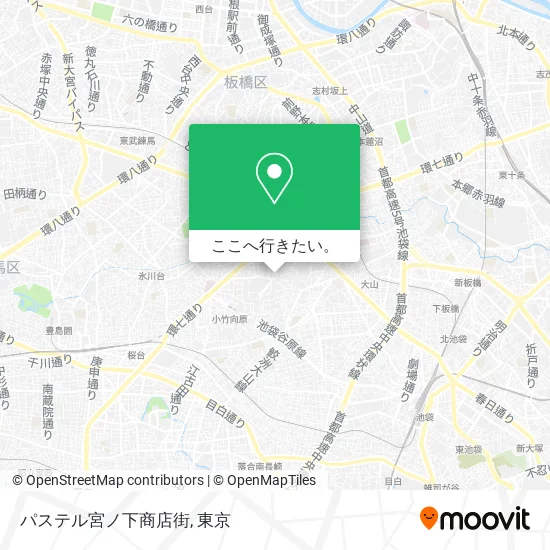 パステル宮ノ下商店街地図