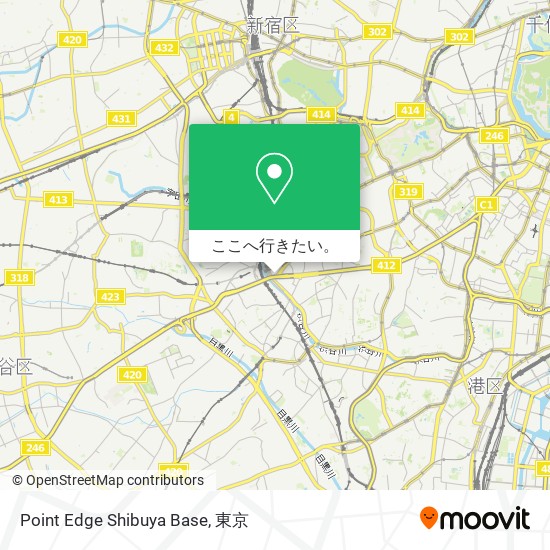 Point Edge Shibuya Base地図