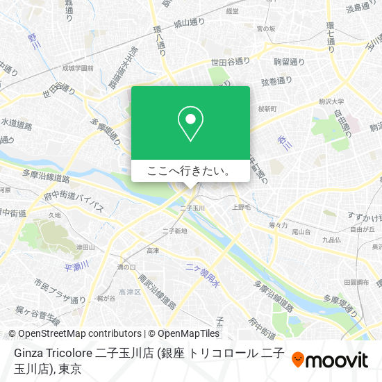 Ginza Tricolore 二子玉川店 (銀座 トリコロール 二子玉川店)地図