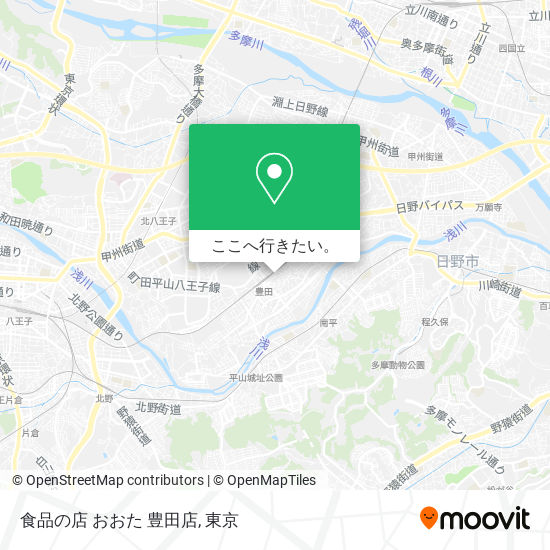 食品の店 おおた 豊田店地図