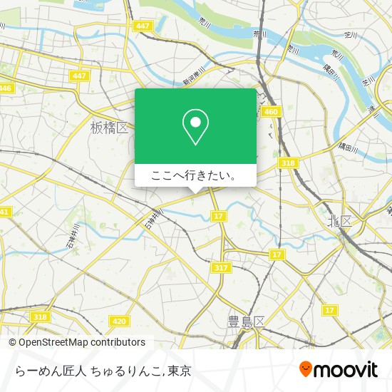 らーめん匠人 ちゅるりんこ地図