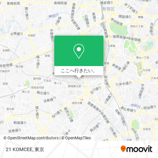 21 KOMCEE地図