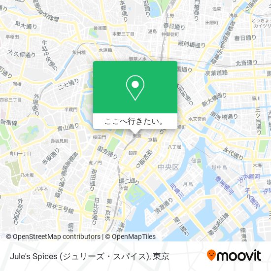 Jule's Spices (ジュリーズ・スパイス)地図