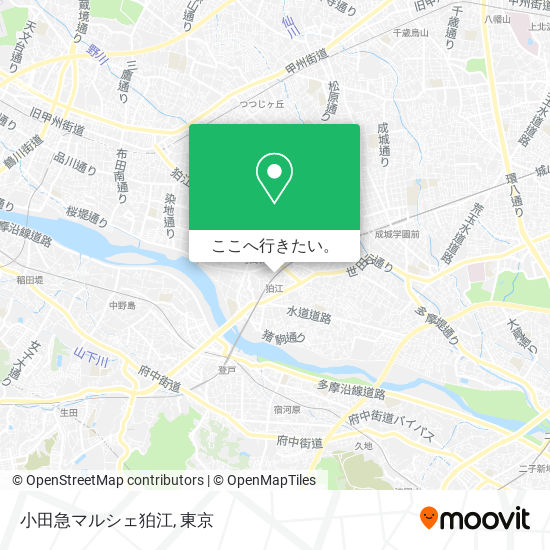 小田急マルシェ狛江地図