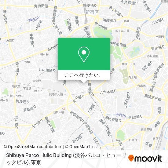 Shibuya Parco Hulic Building (渋谷パルコ・ヒューリックビル)地図