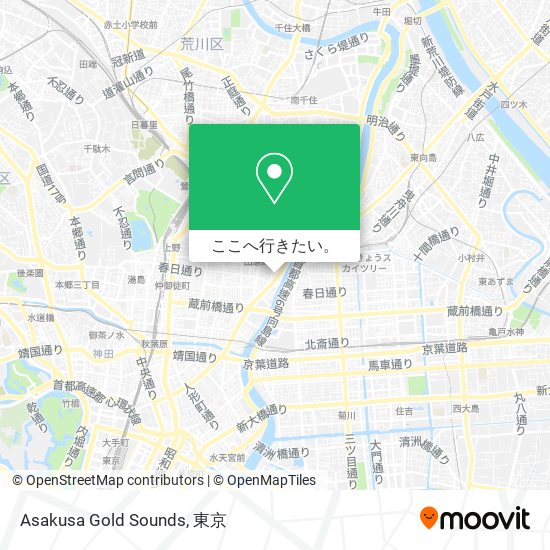 Asakusa Gold Sounds地図